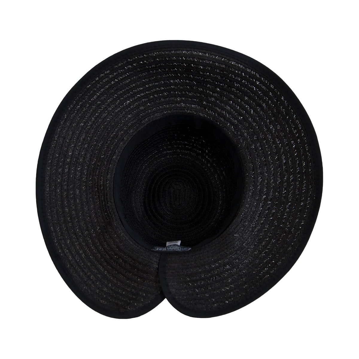 Women's Contrasting Edged Sun Brim Hat with Back Bow