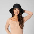 Women's Ribbon & Braided Bucket Hat