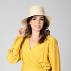 Women's Ribbon & Braided Bucket Hat