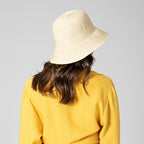 Women's Ribbon & Braided Bucket Hat
