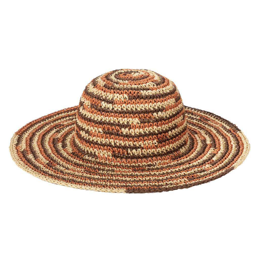 Women's Paper Crochet Space Dye Sun Hat (PBM3021)