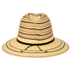 Paradise - Paperbraid Multi Striped Fedora