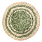 Women's Striped & Floral Crochet Bucket Hat
