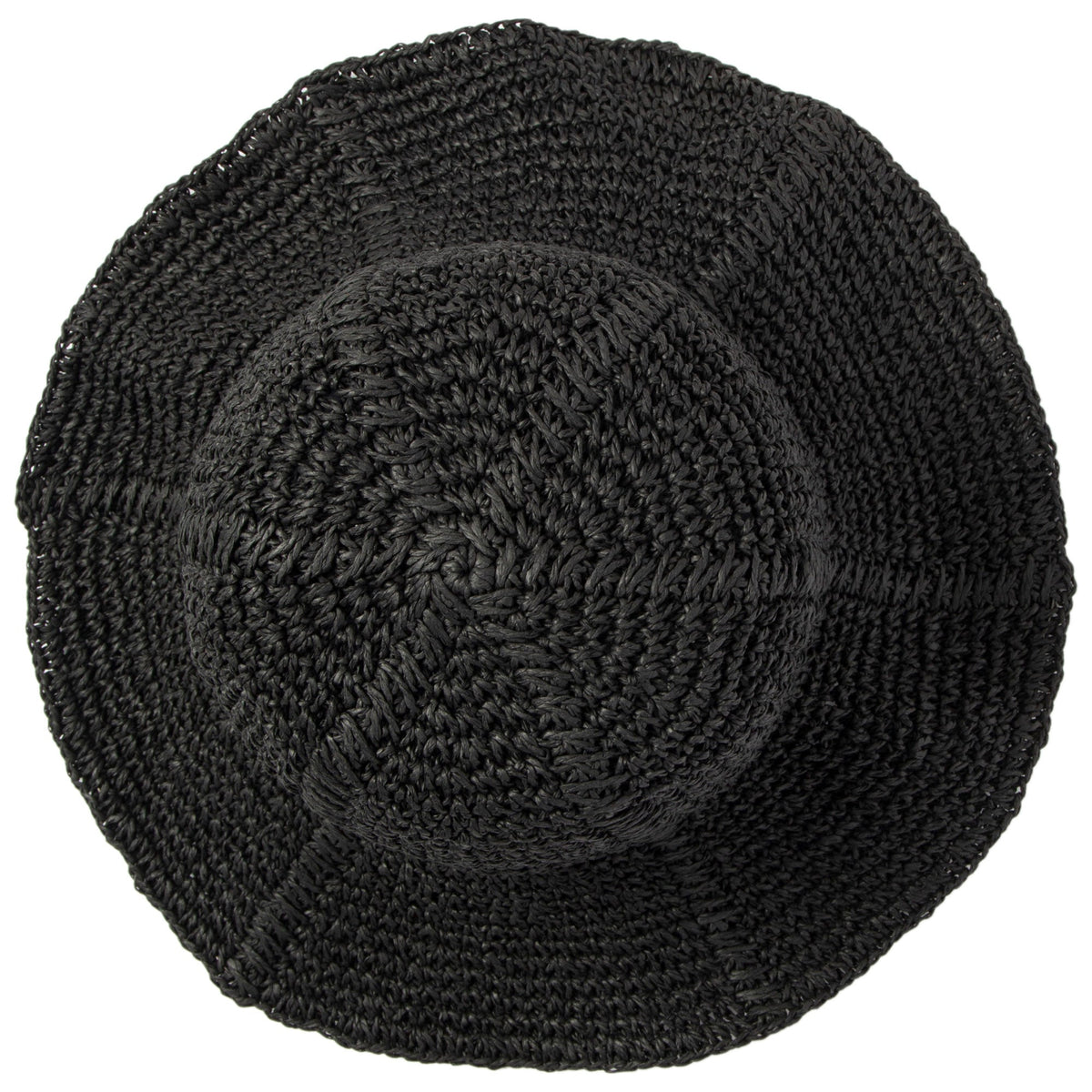 Women's Paper Crochet Floppy Bucket Hat