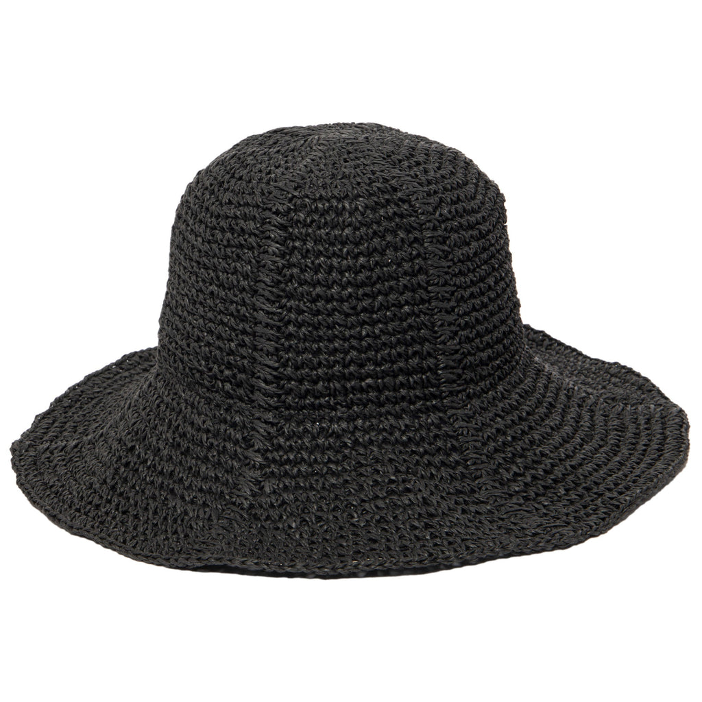 Women's Paper Crochet Floppy Bucket Hat