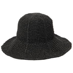 Women's Paper Crochet Floppy Bucket Hat