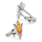 NCAA Arizona State University Sun Devils Pitchfork Cufflinks