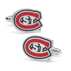 NCAA St. Cloud State Husky Mascot Cufflinks