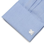 MLB New York Yankees Silver Logo Cufflinks