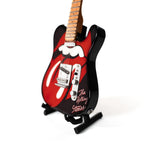 The Rolling Stones "Tongue and Lips" Collectible Miniature Guitar