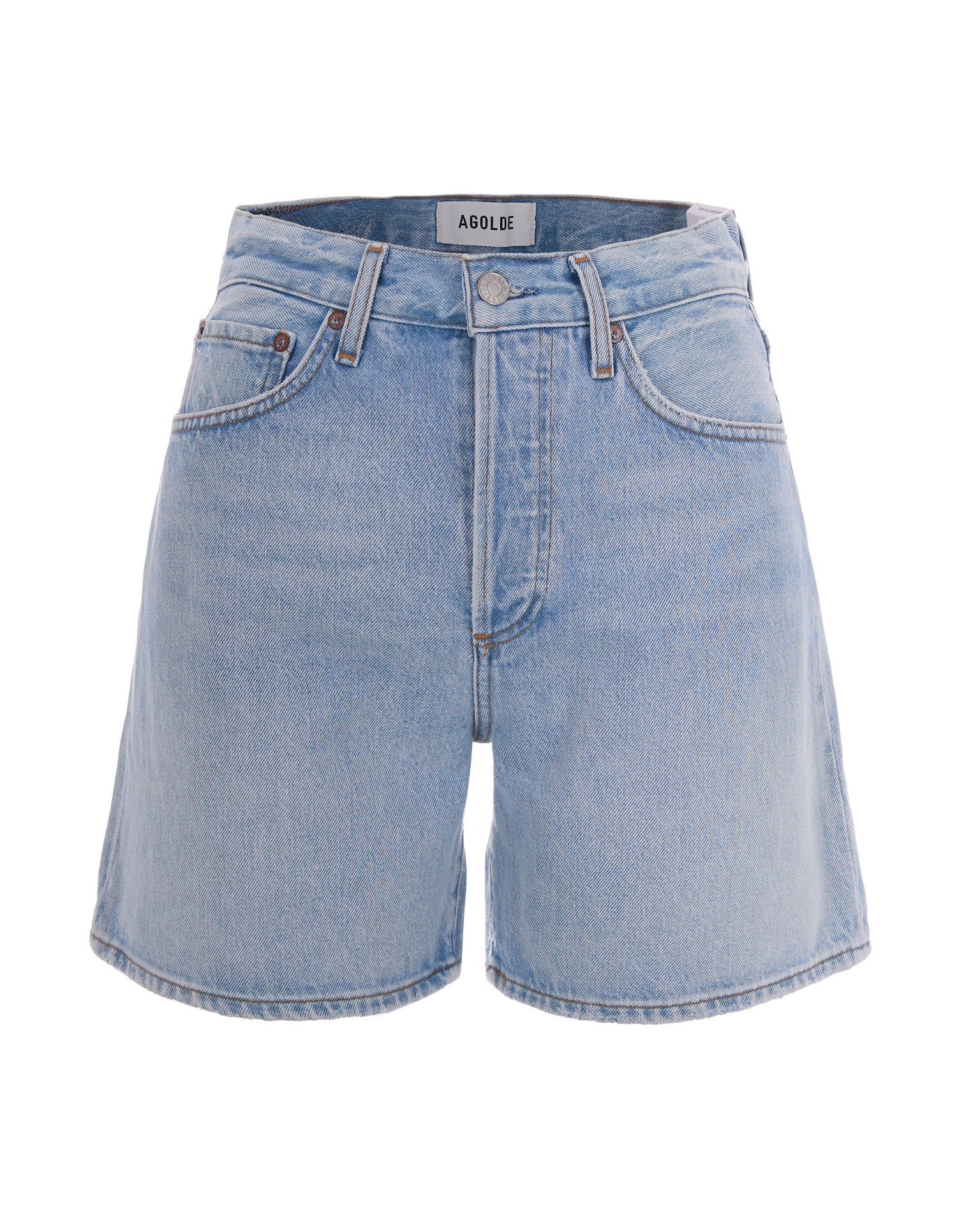 Shorts Dame High Rise Baggy Blue