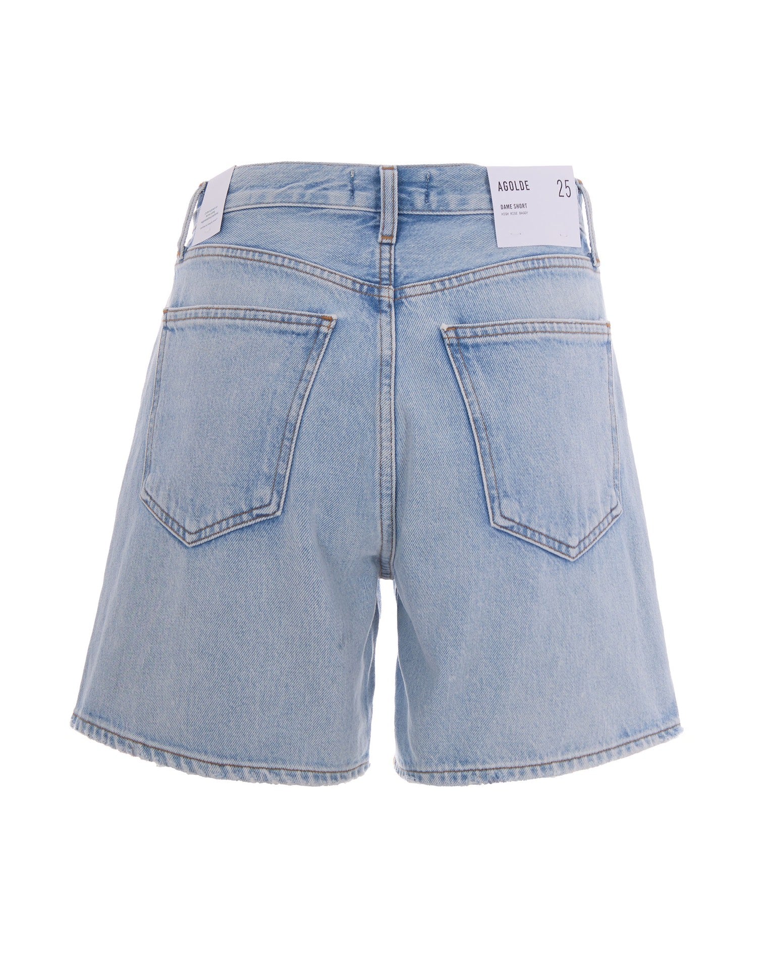 Shorts Dame High Rise Baggy Blue