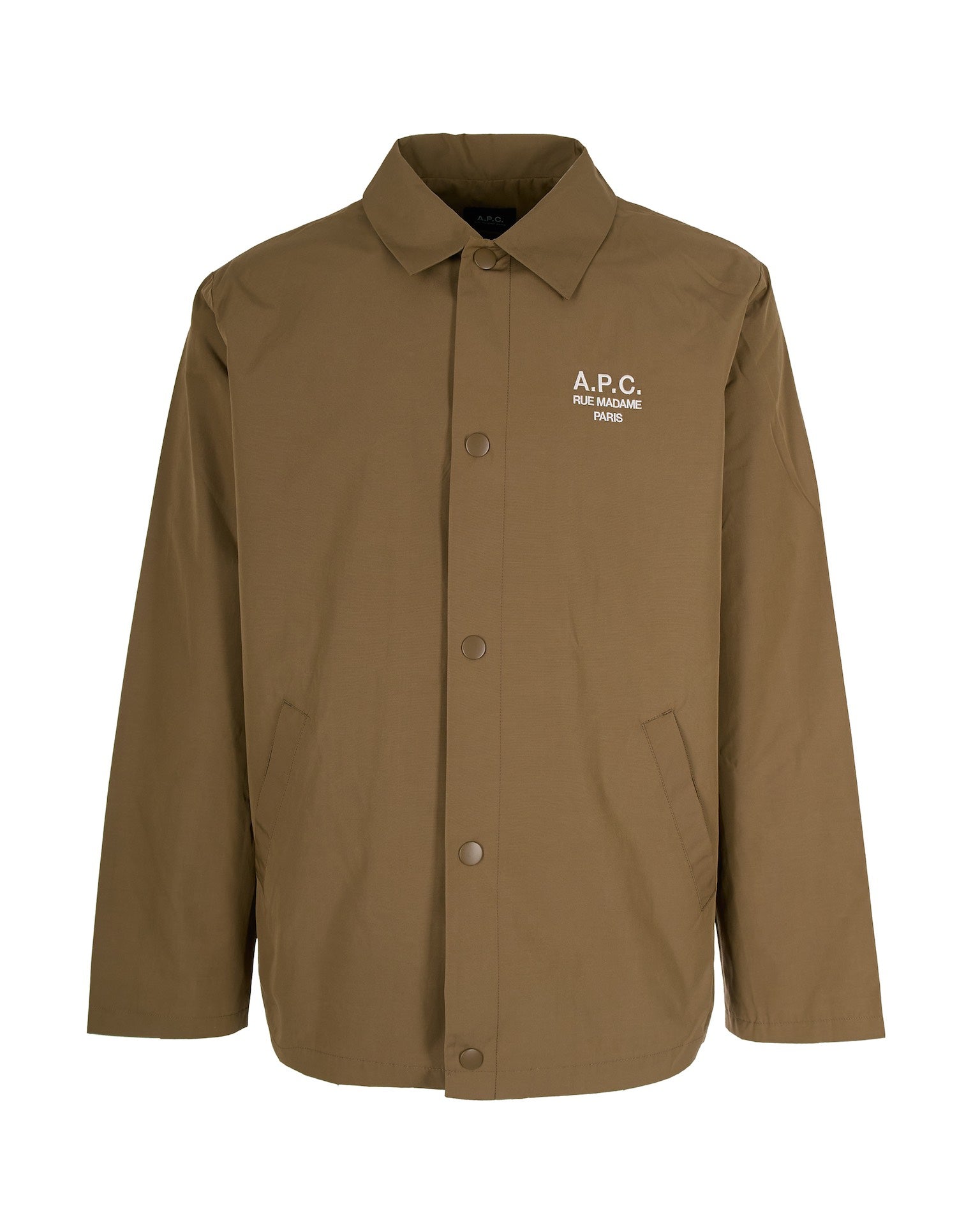 Jacket Embroidered Logo Chestnut