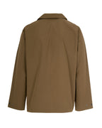 Jacket Embroidered Logo Chestnut