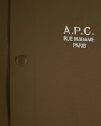 Jacket Embroidered Logo Chestnut
