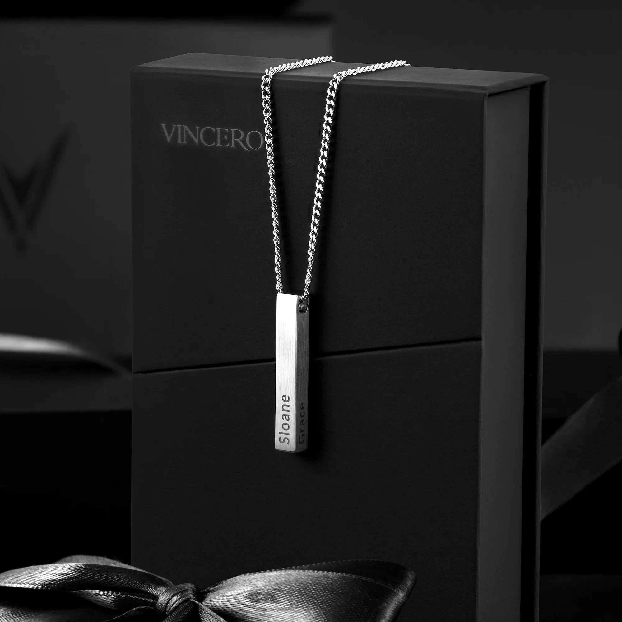 Pillar Pendant - Silver