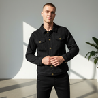 Heritage Style Jacket  - CENTURY PENTHOUSE Black