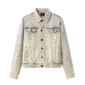 Century Penthouse Sanctum Cross Men's Denim Jacket - Tan