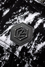Flocked Eclipse Denim Jkt – Century Penthouse BLACK
