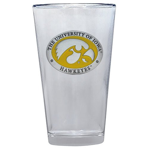Iowa Hawkeyes Pint Glass, 16 oz