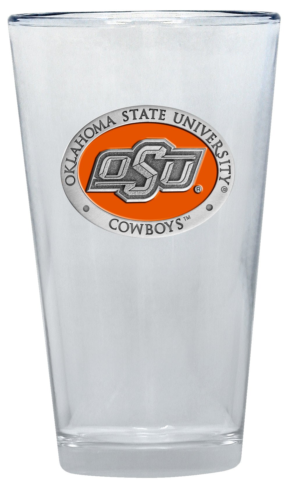 Oklahoma State University Pint Glass, 16 oz