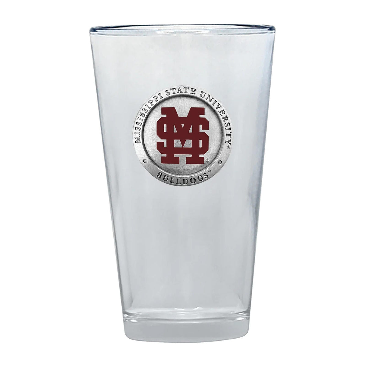 Mississippi State Baseball Logo Pint Glass, 16 oz
