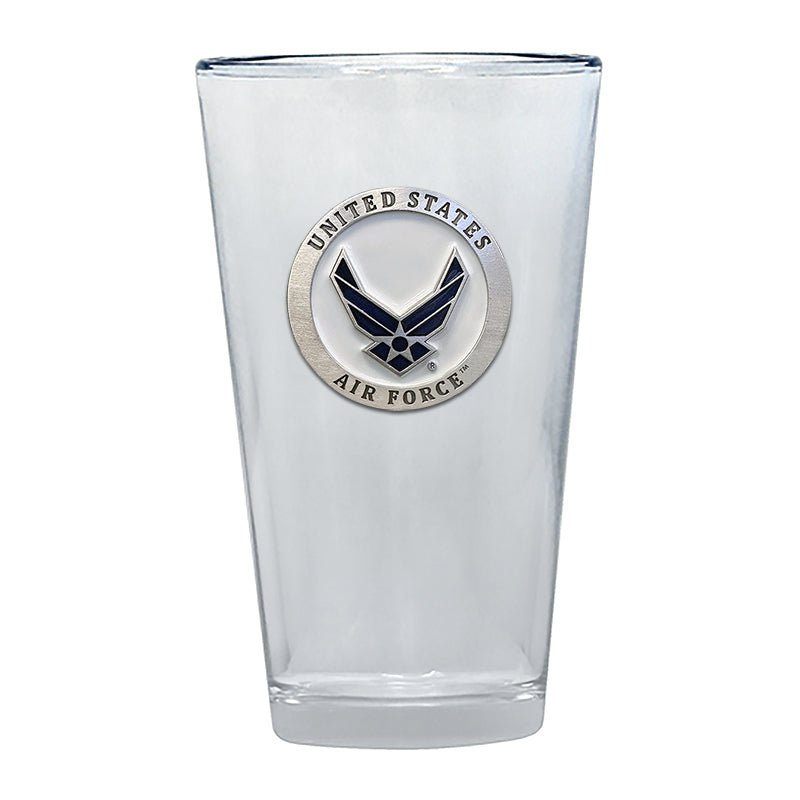 Air Force Wings Pint Glass, 16 oz