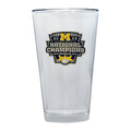 2023 Michigan Football Championship Pint Glass, 16 oz