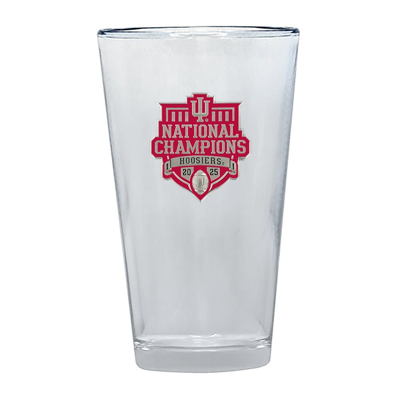 Indiana Hoosiers Football National Championship 2025 Pint Glass, 16 oz