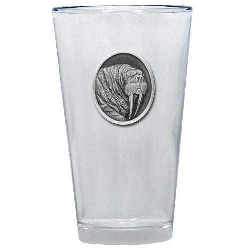 Walrus Pint Glass, 16 oz