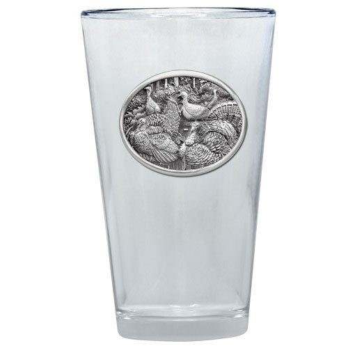 Turkeys Pint Glass, 16 oz