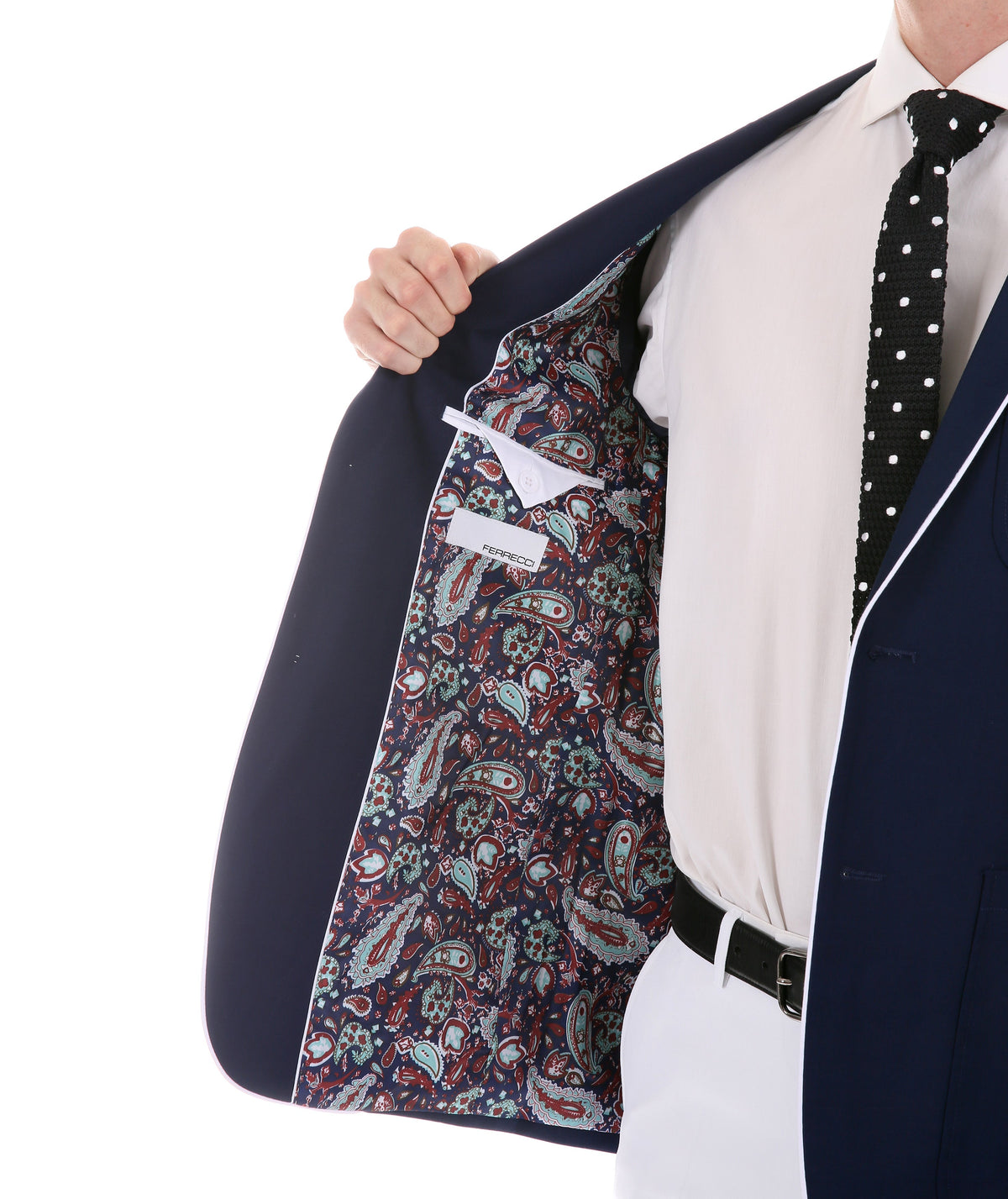 Mens Porter Navy Slim Fit Blazer