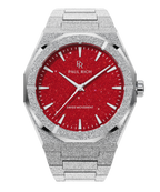 Frosted Star Dust II Silver Red