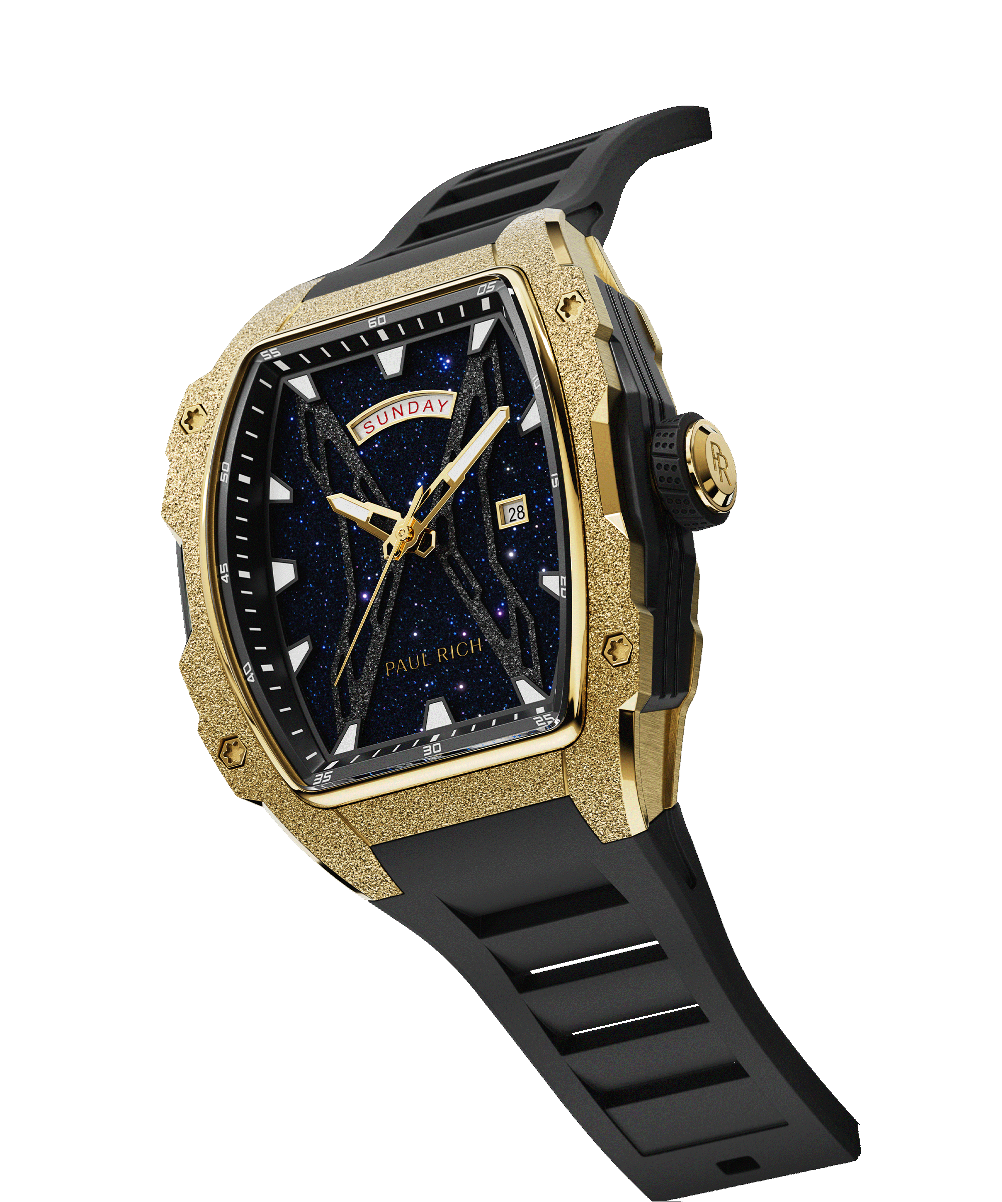 Astro Day & Date Mason Gold