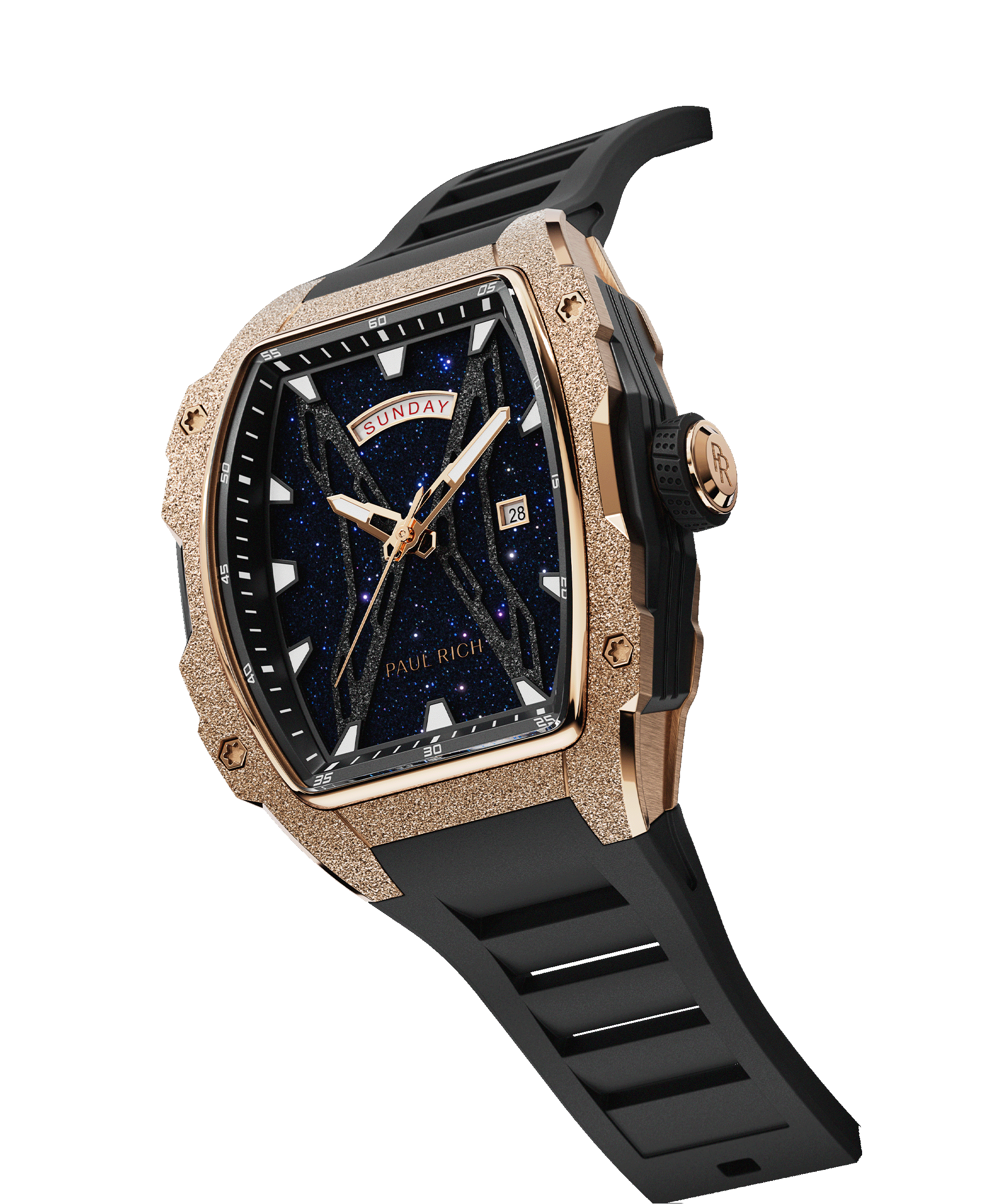 Astro Day & Date Eclipse Gold