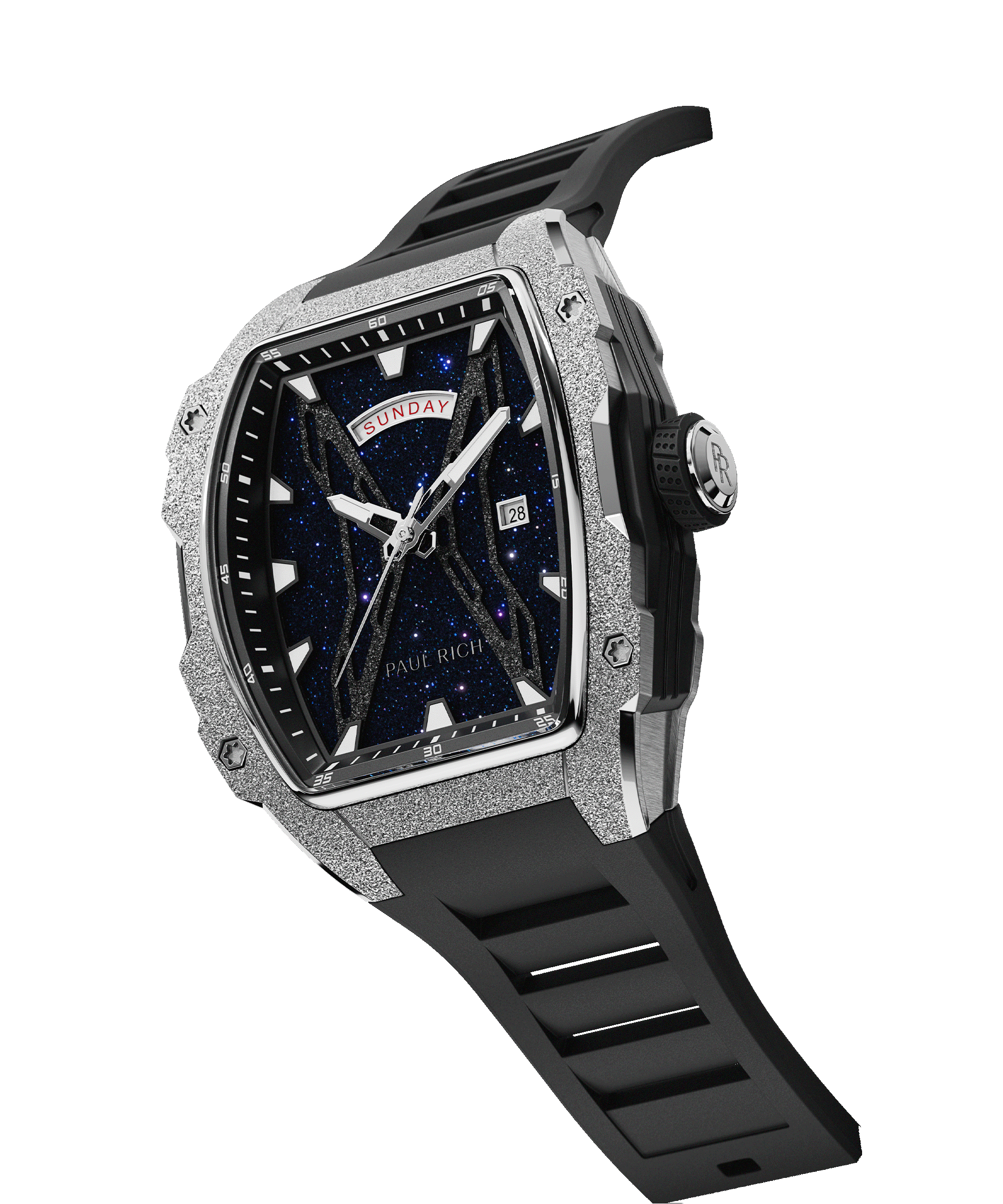 Astro Day & Date Abyss Silver