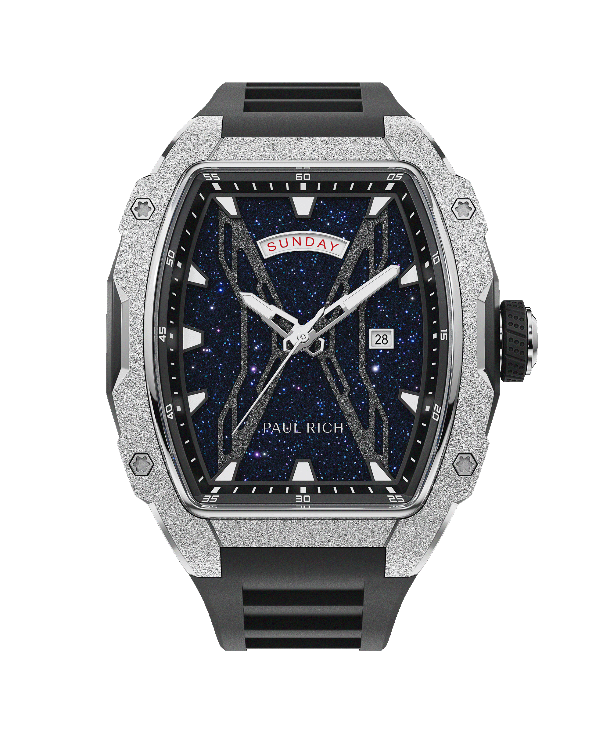 Astro Day & Date Abyss Silver