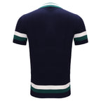 Heritage Stripe Knit Polo NAVY