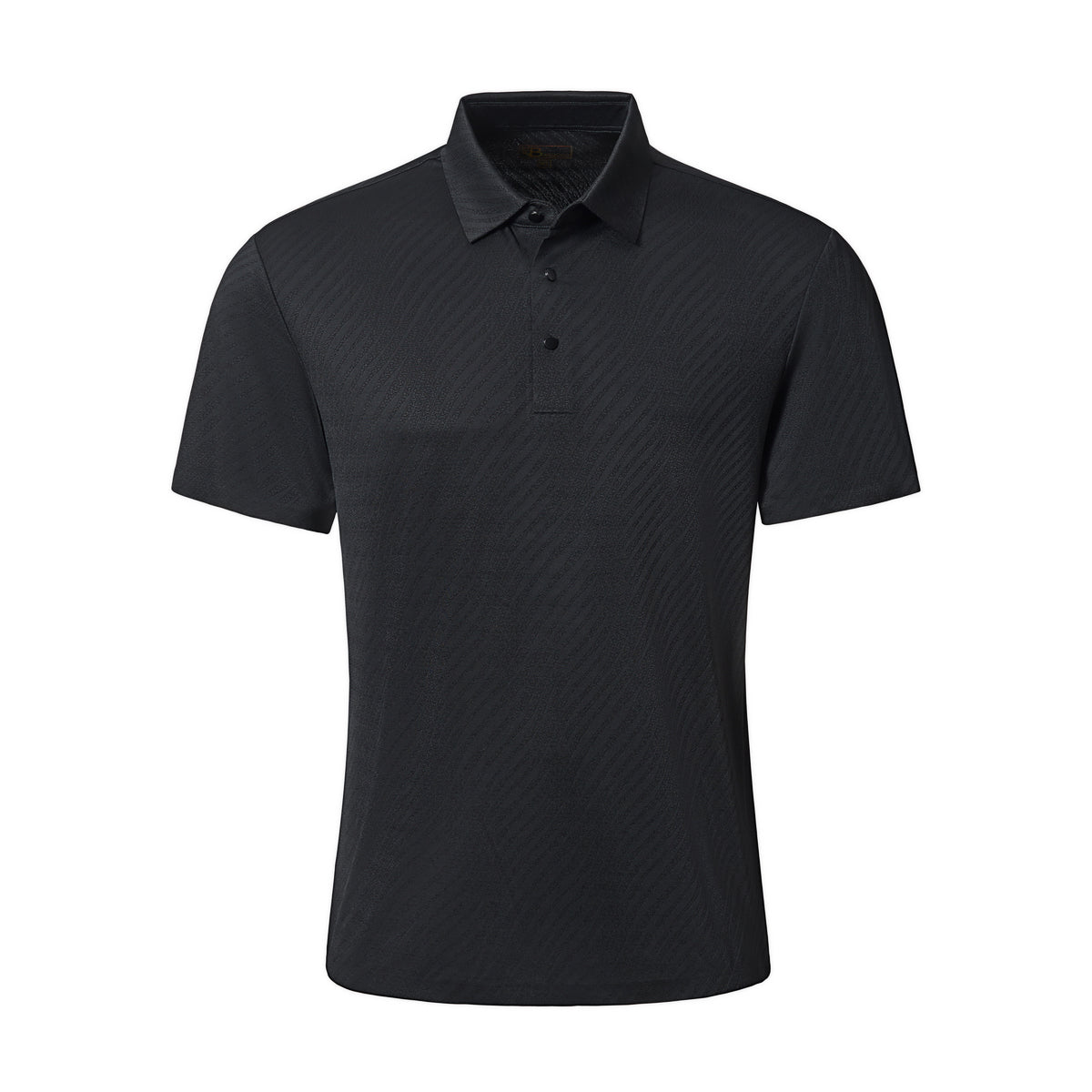 Barocco Phantom Seamless Men's Polo - Black