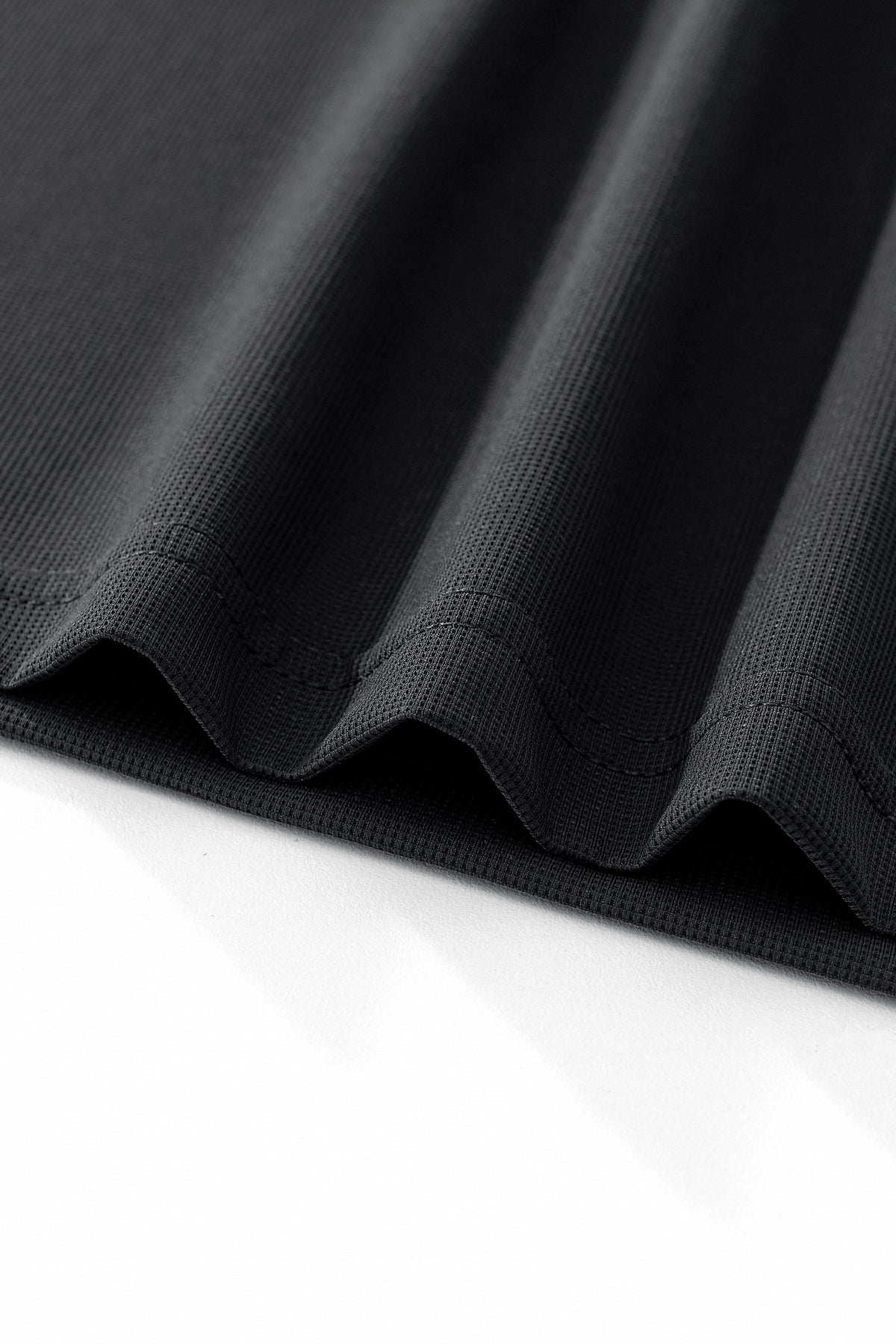 Stride Contrast Collar Polo BLACK