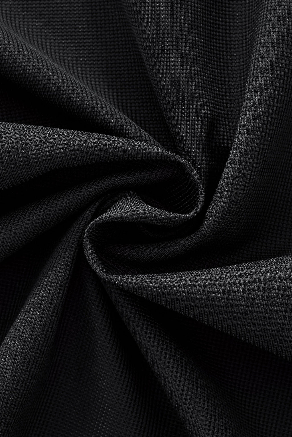 Ornate Trim Polo BLACK