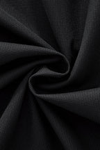 Ornate Trim Polo BLACK