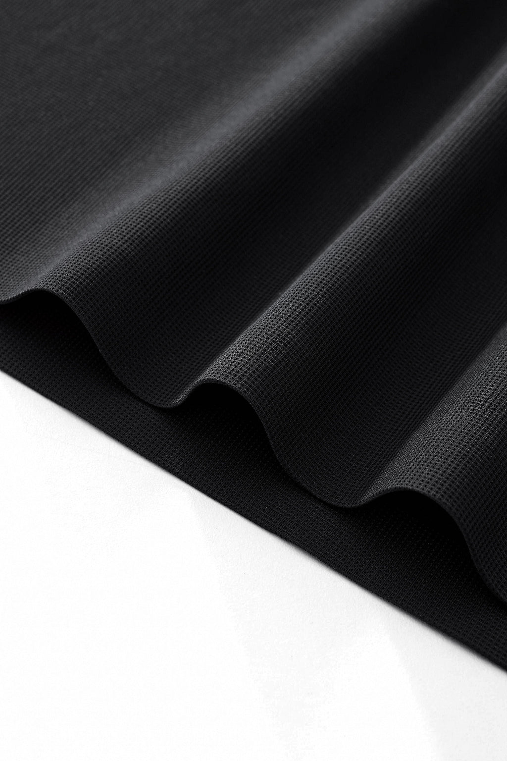 Ornate Trim Polo BLACK