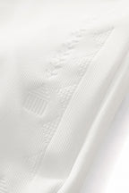 Ornate Trim Polo WHITE