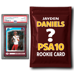 Jayden Daniels PSA 10 Graded Football Rookie Card Mystery Pack