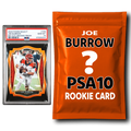 Joe Burrow PSA 10 Graded Rookie Football Card Mystery Pack