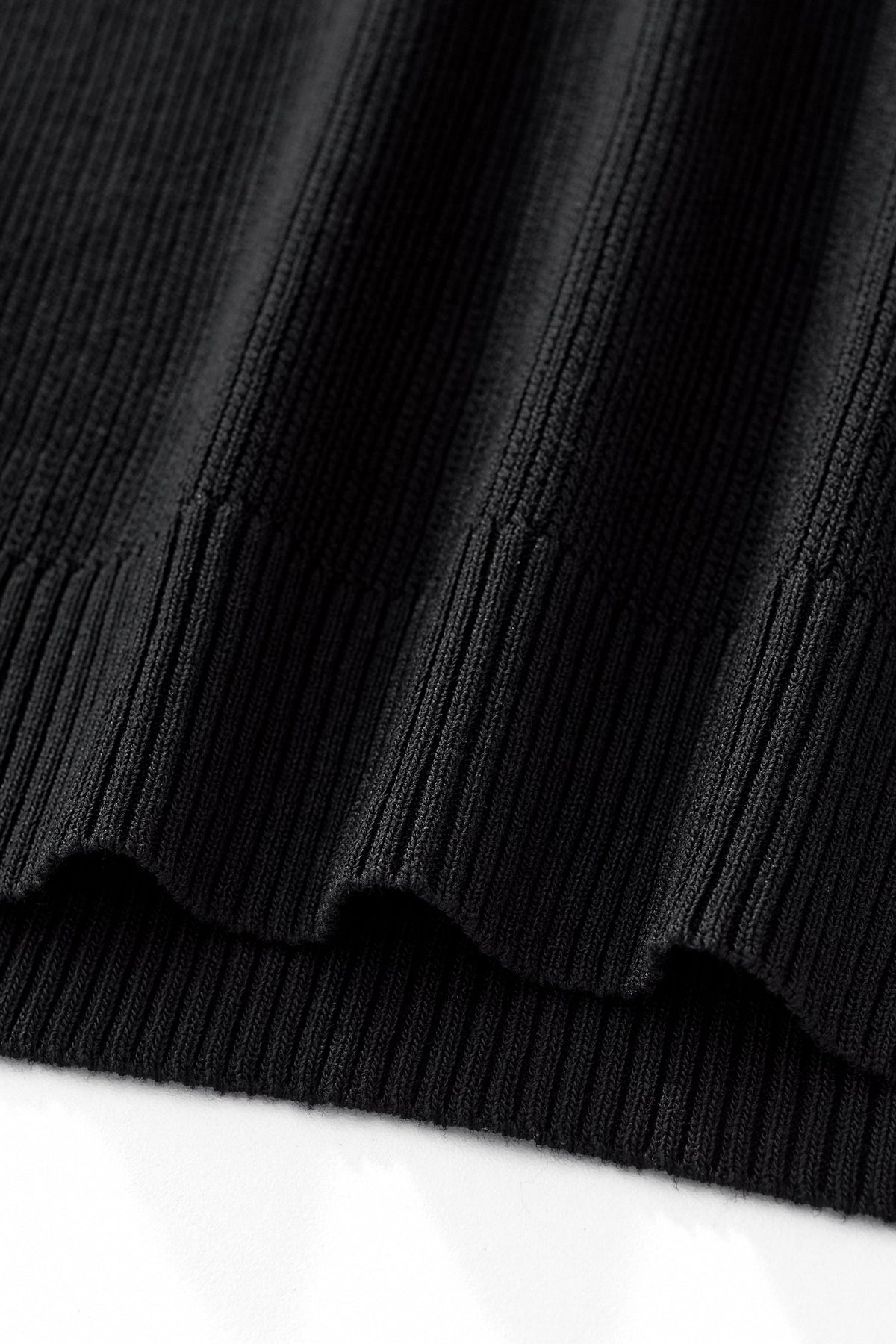 Refined Motion Knit Polo BLACK