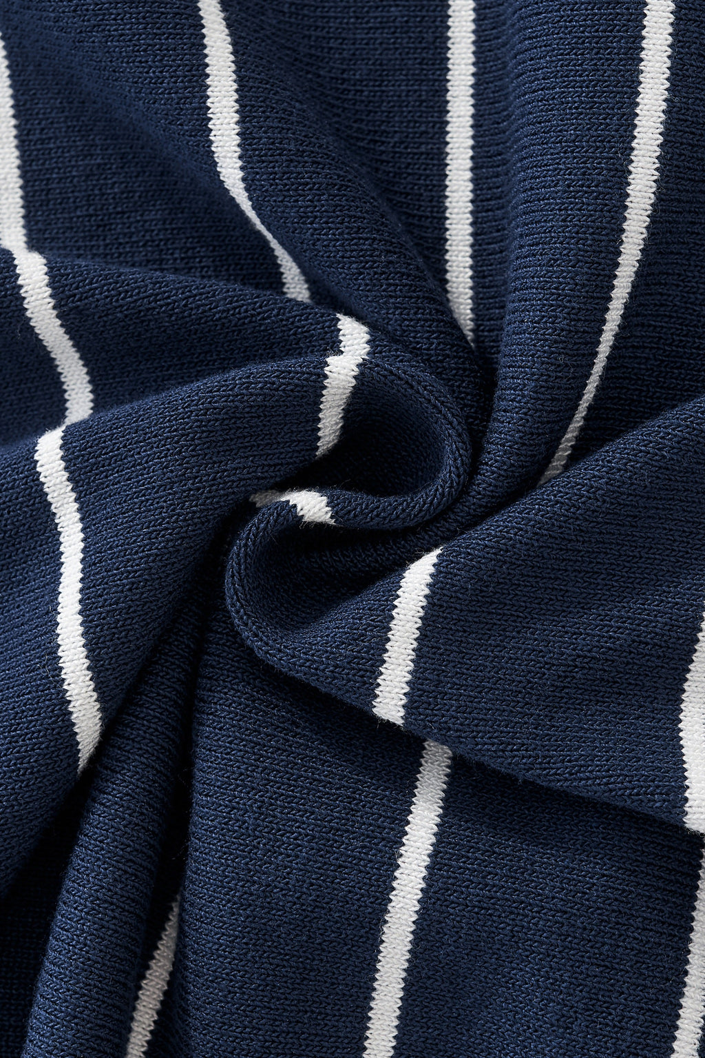 ModStripe Knit Shirt NAVY/WHITE