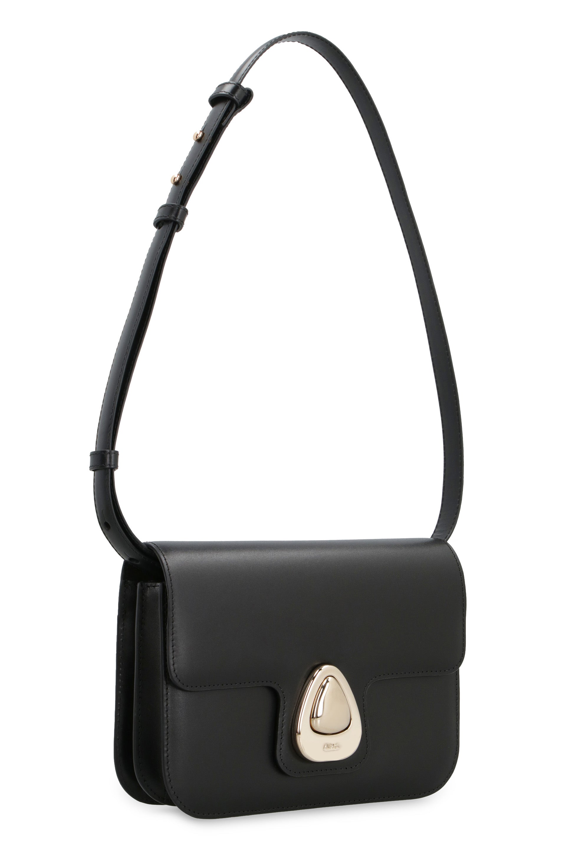 Shoulder Bag Astra Black Calfskin