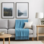 100% Cashmere Throw Blanket - 54"x60"